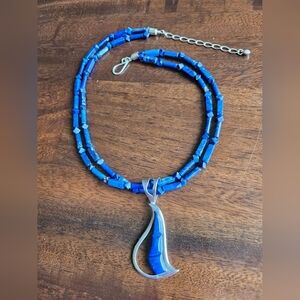 Blue Lapis Necklace And Pendant